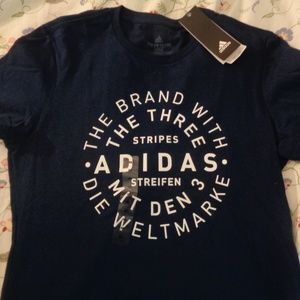 BLUE ADIDAS T-SHIRT